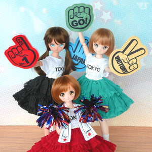 Colorful cheering set