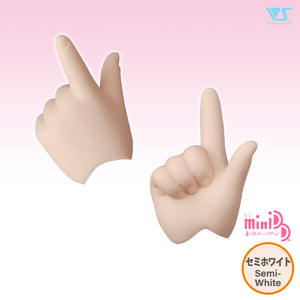 MDD-H-03-SW Hand Parts Pointing / Semi-White