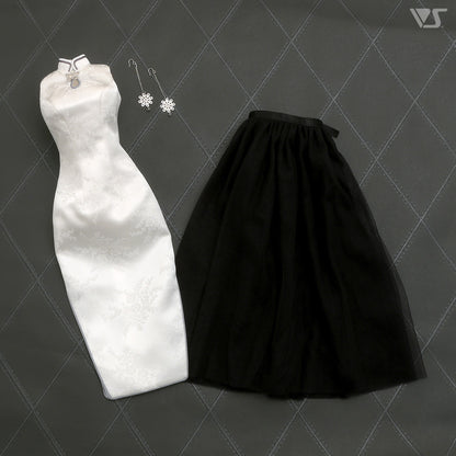 DDdy White Chinoiserie Dress