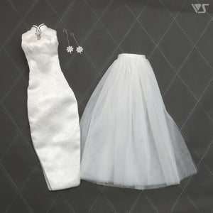 DD White Chinoiserie Dress