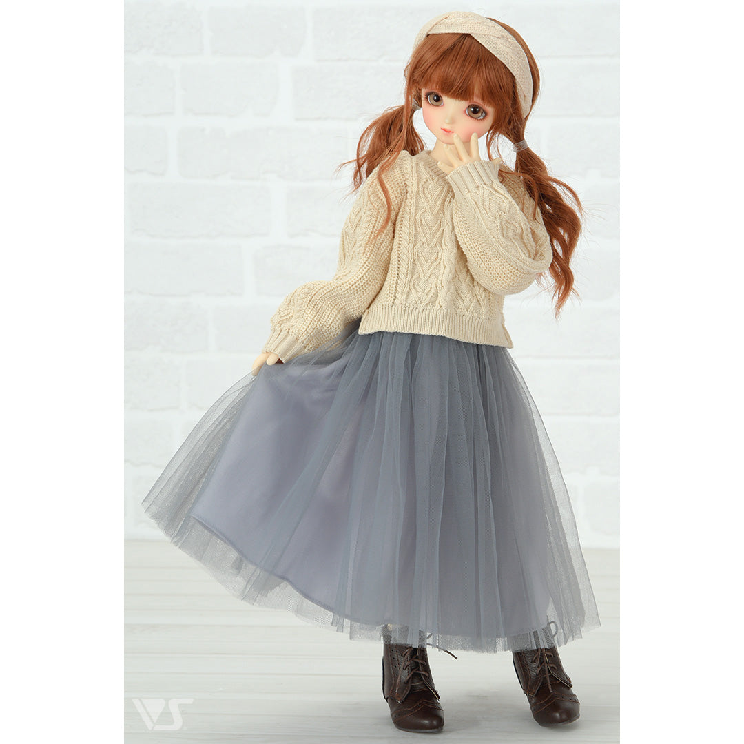 Loose Sweater & Tulle Skirt Set / Mini [Display Set]
