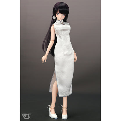 DDdy White Chinoiserie Dress